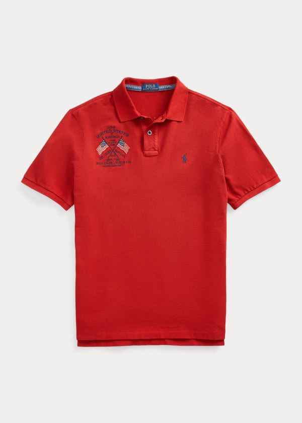 Men's Polo Ralph Lauren Classic Fit Americana Polos | 065827CPE